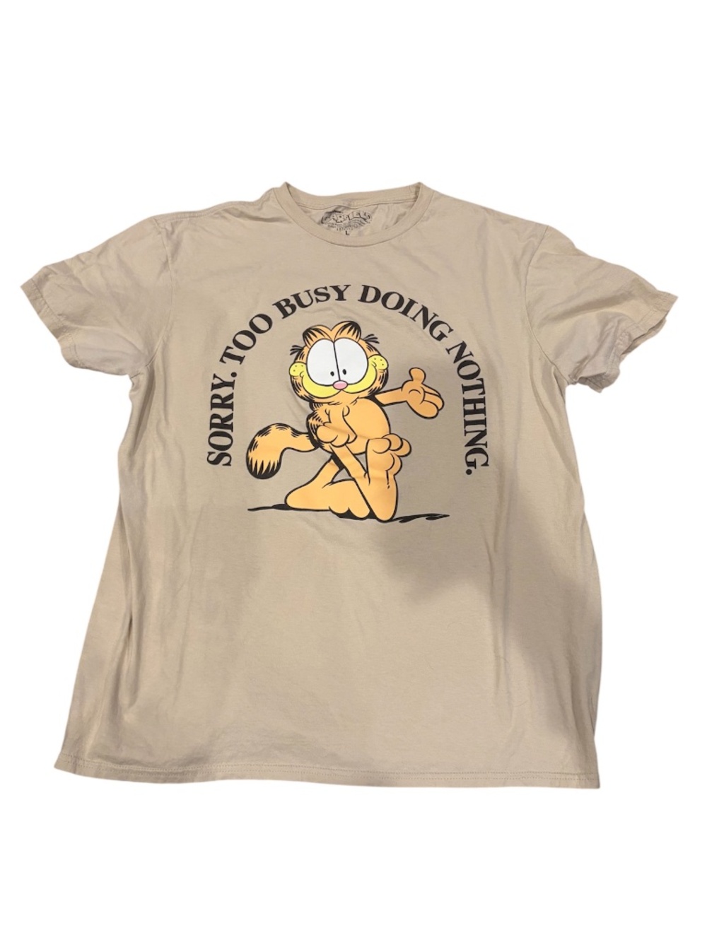 Garfield Graphic T-Shirt | Size Large
